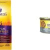 cat food Wellness | Wellness Complete Health Senior Dry + Wet Cat Food Bundle: Grain Free Dry Food, 5 Pound Bag + Age Advantage Wet Cat Food, Chicken Entree (3 Ounce Cans, Pack Of 24)