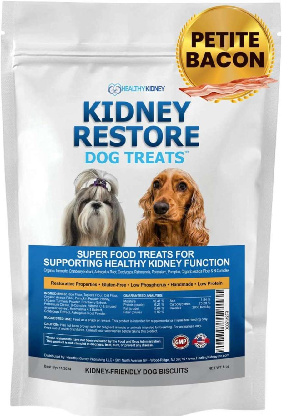 cat food wet Kidney Re | Kidney Restore Bacon Flavor Dog Treats: Low Protein Dog Treats For Kidney Health. Kidney Dog Treats For Kidney Function For Dogs. Renal Friendly Low Protein