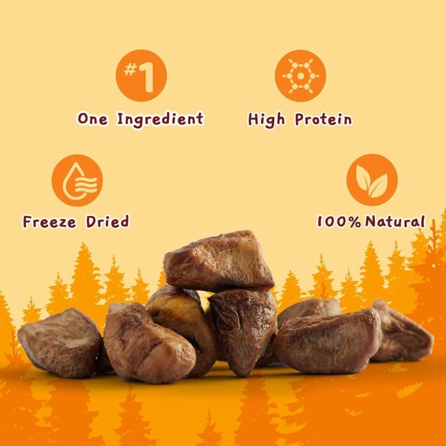 cat food Jungle Calling | Jungle Calling Freeze Dried Dog And Cat Treats - High Protein, Low Fat, Made With A Single Ingredient - Perfect For Training And Snacking, 2.8 Oz (Duck Cube)