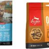 cat food ORIJEN | Orijen Dry Cat Food, Grain Free, Premium, High Protein, Fresh & Raw Animal Ingredients, Six Fish, 12Lb Freeze Dried Cat Treats, Original, 1.25Oz