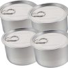 cat food FRCOLOR | Frcolor 4Pcs Cans Tea Tin Cake Tin Pet Treats Holder Pet Food Can Pet Food Treats Holder Coffee Can Dog Feed Container Pet Food Storage Can Food In Bulk Aluminum Cake Can Cake Mold Jar