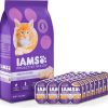 cat food dry Iams | Iams Proactive Health Healthy Kitten Dry Cat Food With Chicken, 7 Lb. Bag