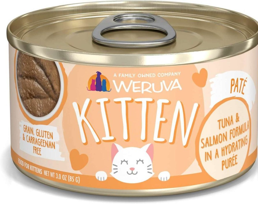 cat food Weruva | Weruva Kitten, Chicken Breast Formula In A Hydrating Puree, 3Oz Can (Pack Of 12)