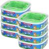 cat litter W.TUGON | Cat Litter Refills 10 Packs, Compatible With Litter Geniee Standard, Xl & Plus (Refill Bag Only)