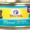 cat food wet Wellness | Wellness Complete Health Natural Grain Free Wet Canned Cat Food, Minced Turkey Entree, 5.5-Ounce Can (Pack Of 24)