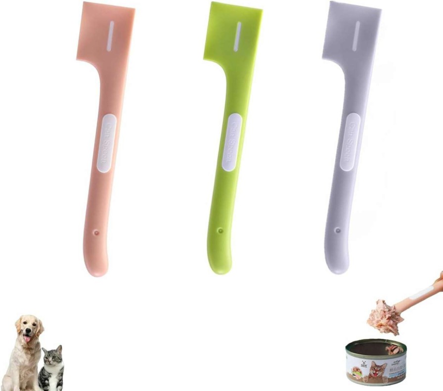 cat food TiLanmiy | Tilanmiy 3 Pack Pet Food Can Mixing Spoons, Mini Spatulas To Ladle Out Canned Food For Dogs And Cats