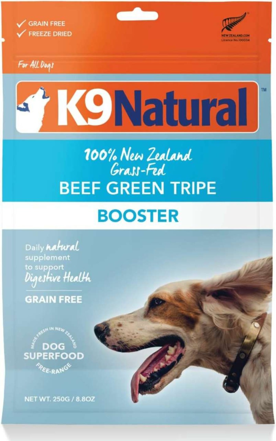 cat food dry K9 Natural | K9 Natural Grain-Free Freeze-Dried Dog Food Supplement Booster, Lamb Green Tripe 7Oz