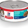 cat food Hill's Science Diet | Hill'S Science Diet Wet Cat Food, Adult 7+, Tender Tuna Dinner, 5.5 Oz. Cans, 24-Pack