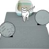 cat litter OHMO | Ohmo Cat Litter Mat Trapping Mat Premium Silicone 23.5 * 16\" Each, Pack Of 2, Waterproof And Bpa Free Kitty Litter Box Mat, Easy To Clean And Keeps The Floor Tidy