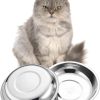 cat food wet VENTION | Vention Stainless Steel Cat Bowls, Whisker Fatigue Cat Bowl, Metal Cat Dishes, Shallow Cat Food Dish