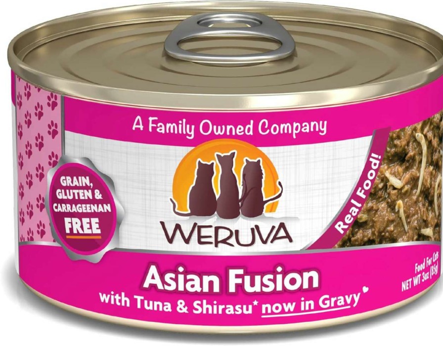 cat food Weruva | Weruva B.F.F. Omg - Best Feline Friend Oh My Gravy!, Yahoo Yellows! Variety Pack, 2.8Oz Can (Pack Of 12)