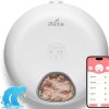 cat food dry iPettie | Ipettie Donuts Frost Wifi 6 Meal Automatic Cat Food Dispenser With App Control, Dry & Wet Food Automatic Cat Feeder, Smart Dog Feeder With Two Ice Packs, Programmable Timer, Holds 6 X Lb. Of Food