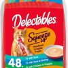 cat food Hartz | Hartz Delectables Squeeze Up Variety Packs Interactive Lickable Wet Cat Treats, 54 Count