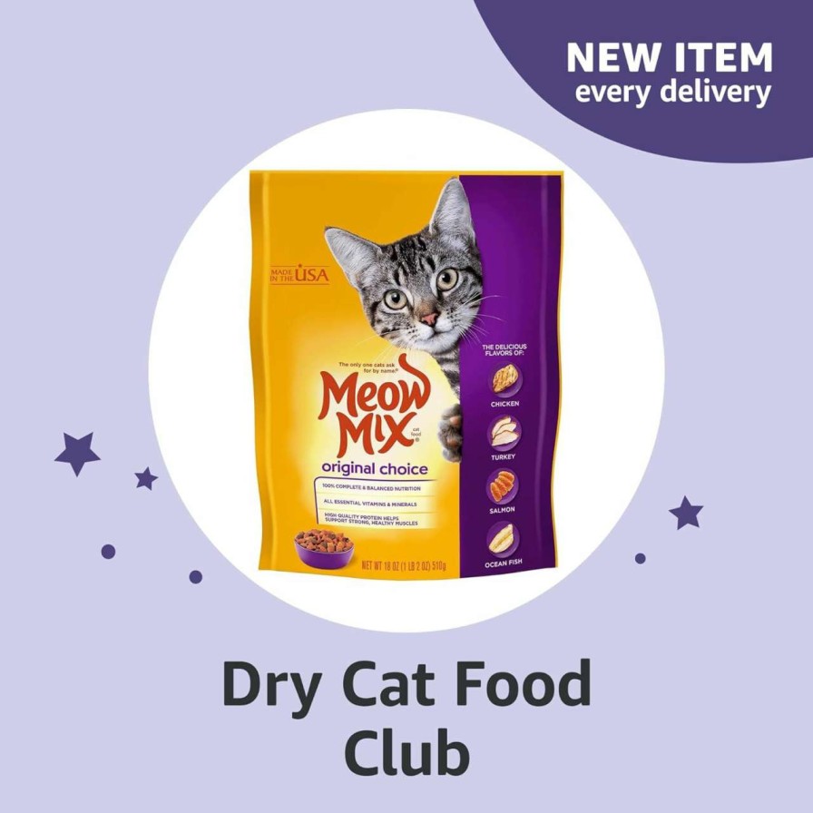 cat food Subscribe & Discover | Highly Rated Dry Cat Food Club - Amazon Subscribe & Discover, Adult Cats