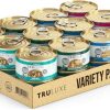 cat food wet Weruva | Weruva Truluxe Cat Food, Variety Pack, Trusurf, Wet Cat Food, 3Oz Cans (Pack Of 24)