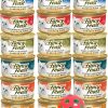 cat food wet Generic | Fancy Feast Wet Cat Food 36 Servings Variety Pack Ocean Whitefish And Tuna, Savory Salmon, Salmon And Shrimp, Turkey Giblets, Beef Chicken, Liver And Chicken 20 Pack With Toys