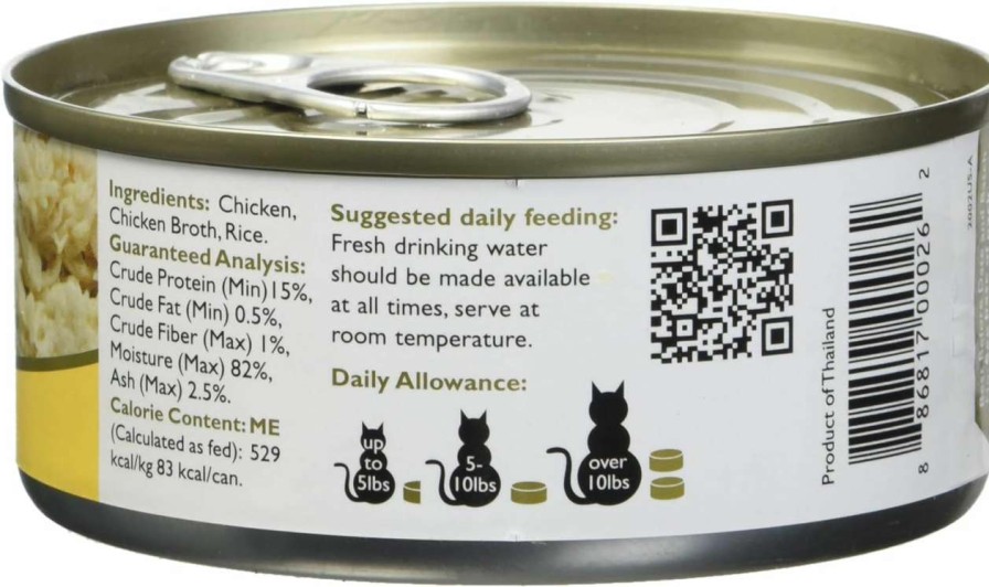 cat food wet Applaws | Applaws Natural Wet Cat Food, 24 Count, Limited Ingredient Canned Wet Cat Food, Chicken Breast In Broth, 5.5Oz Cans