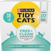 cat litter Purina Tidy Cats | Purina Tidy Cats Clumping Cat Litter, Free & Clean Unscented Multi Cat Litter - 38 Lb. Box