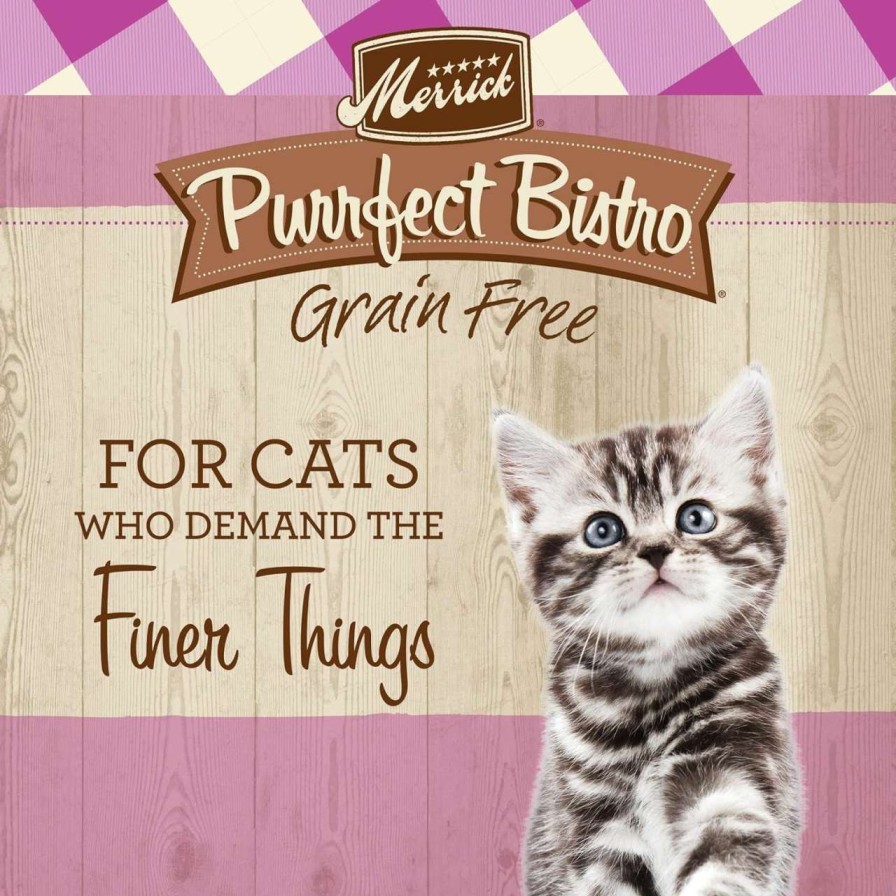 cat food Merrick | Merrick Purrfect Bistro Grain Free Cat Food, Dry Cat Food, Healthy Kitten Food Recipe