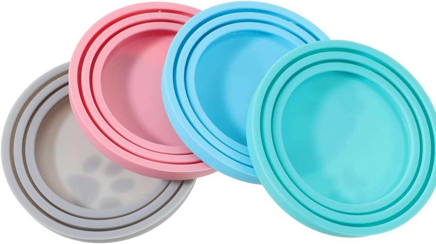 cat food wet balacoo | Balacoo 4Pcs Pet Can Lid Ne Can Cap Cover Silicone Can Lids Caps For Dog Universal Dog Can Cover Dog Food Container Lid Cat Food Spoon And Lid Dog Can Top Silica Gel Food Cover Pet Cat