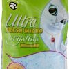 cat litter Ultra Pet | Ultra Fresh Micro Crystals Cat Litter, Silica Gel Crystal Cat Litter, Soft-On-Paws, Lightweight, Superior Odor Control, Low Dust