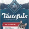 cat food Blue Buffalo | Blue Buffalo Tastefuls Indoor Natural Adult Dry Cat Food, Chicken 7Lb Bag