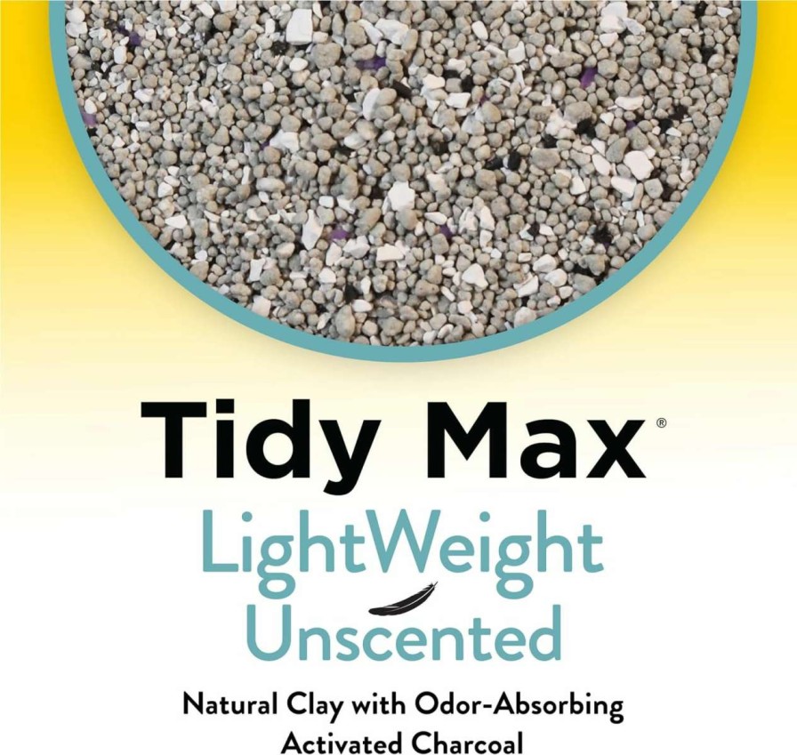 cat litter Purina Tidy Cats | Tidy Cats Tidy Max Lightweight Unscented Cat Litter Clumping Formula - 17 Lb. Box