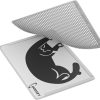 cat litter OHCOZZY | Cat Litter Mat, Large Urine Proof Mat, Double-Layer Honeycomb Design Litter Trapping Cat Mat, Indoor Litter Box Supplies, Waterproof Anti-Slip Easy To Clean, 1 Pack 30 24 Inch Grey