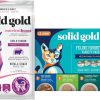 cat food Solid Gold | Solid Gold Nutrientboost Katz N Flocken - Dry Cat Food With Lamb - Digestive Probiotics For Cats - 4Lb - Wet Cat Food Variety Pack - Wet Cat Food Pate & Shreds In Gravy Recipes - 12 Pack