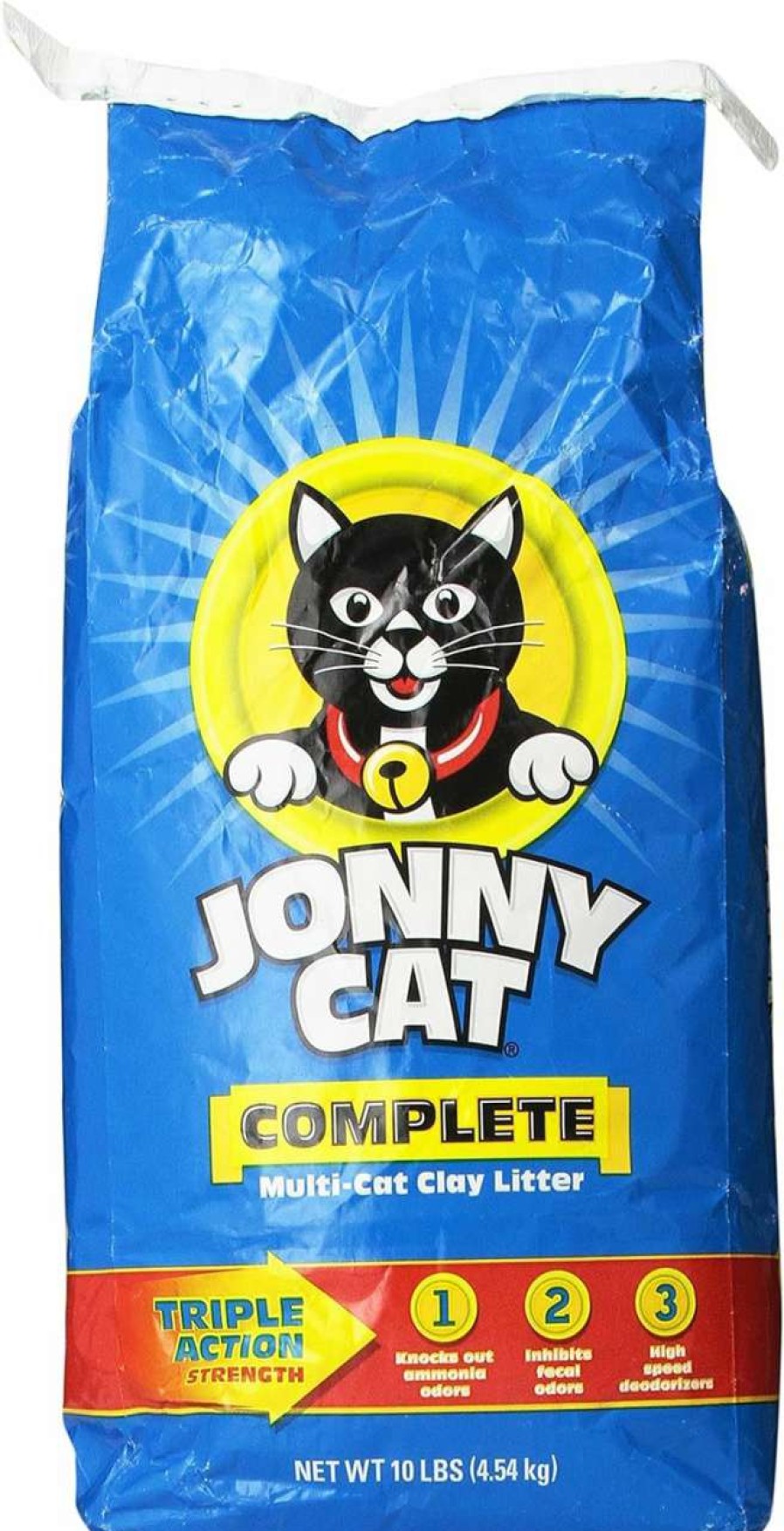 cat litter JONNY CAT | Jonny Cat Complete Multi-Cat Clay Litter Bag, 10-Pound