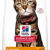 cat food dry Hill's Science Diet | Hill'S Science Diet Dry Cat Food, Adult, Light For Healthy Weight & Weight Management, Chicken Recipe, 7 Lb. Bag