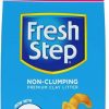 cat litter Fresh Step | Fresh Step Non-Clumping Premium Cat Litter With Febreze Freshness, Scented - 7 Pounds (Package May Vary)