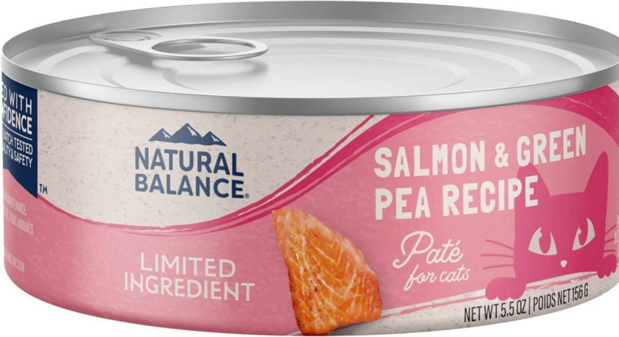 cat food Natural Balance | Natural Balance Limited Ingredient Adult Grain-Free Wet Canned Cat Food, Chicken & Green Pea Recipe, 5.5 Ounce (Pack Of 24)