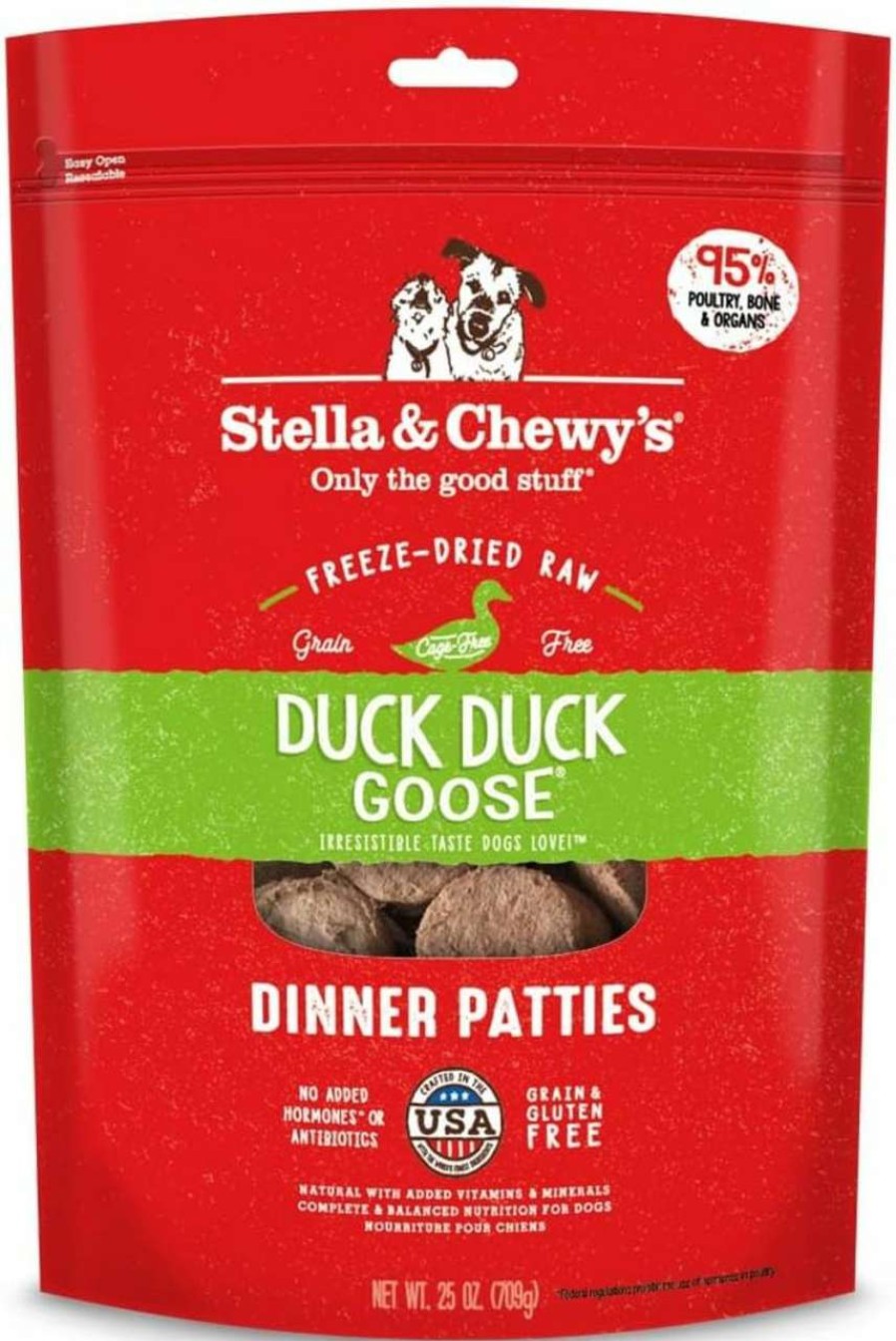 cat food Stella & Chewy's | Stella & Chewy'S Freeze Dried Raw Dinner Patties Grain Free Dog Food, Protein Rich Remarkable Red Meat Recipe 14 Oz Bag