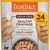 cat food Instinct | Instinct Healthy Cravings Grain Free Recipe Variety Pack Natural Wet Cat Food Topper By Nature'S Variety, 3 Oz. Pouches (Pack Of 12)