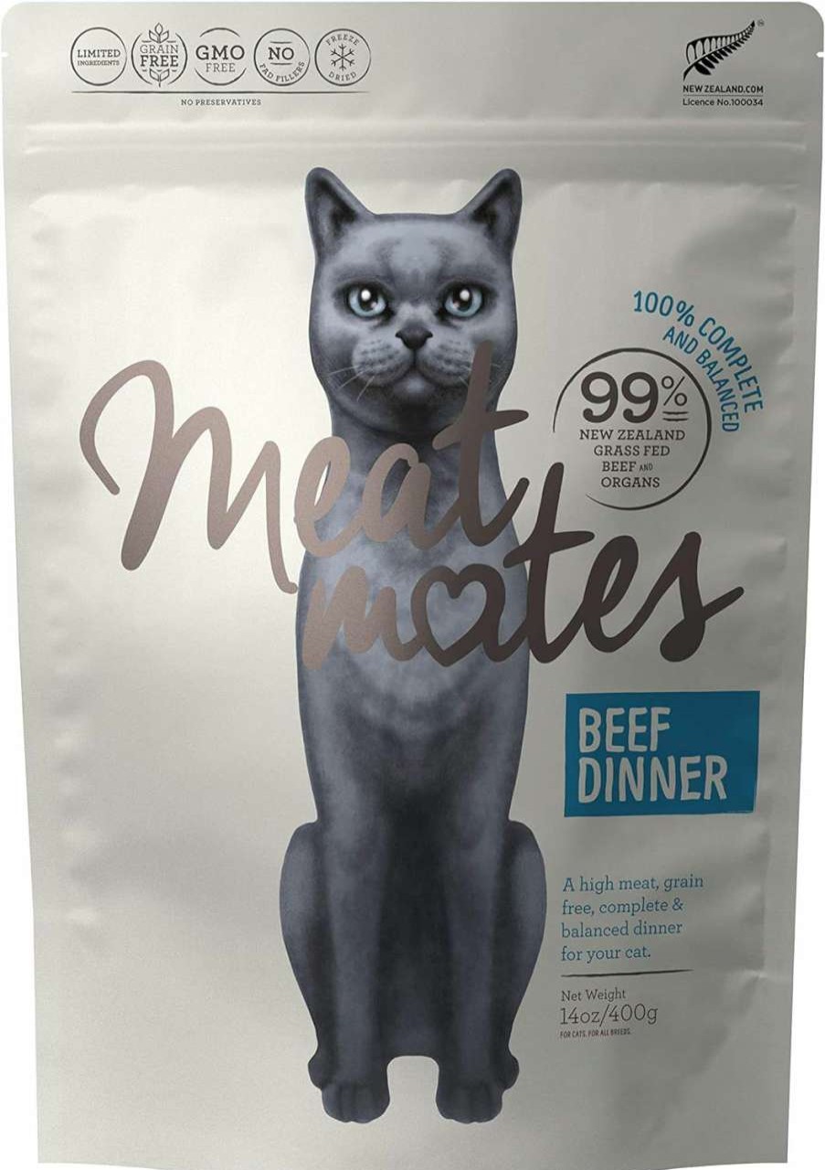 cat food wet Meat Mates | Meat Mates Grain-Free Freeze-Dried Cat Food, Frozen Chicken, 4.5 Oz