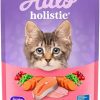 cat food Halo | Halo Holistic Kitten Food Dry , Grain Free Wild - Caught Salmon And Whitefish Recipe, Complete Digestive Health , Dry Cat Food Bag , Kitten Formula, 3-Lb Bag