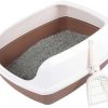 cat litter Brnzenta | Brnzenta Extral Large Cat Litter Box With Scroop, Large Capacity, Suitable For 2-3 Cats