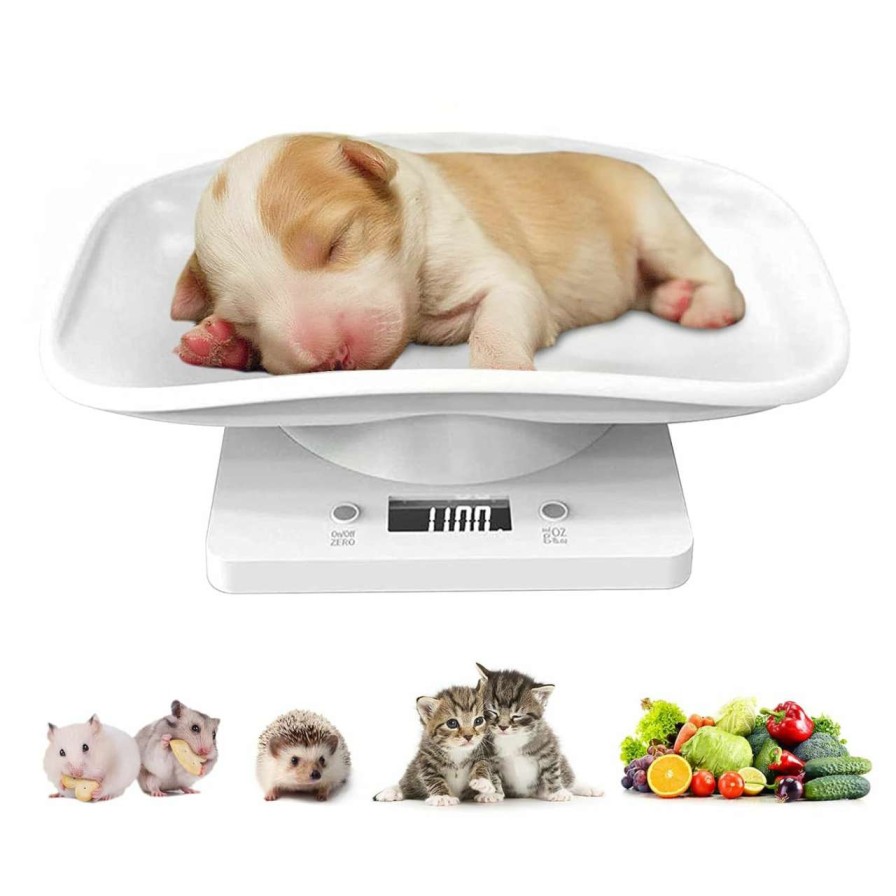 cat food DWSFADA | Digital Pet Scale Lcd Electronic Small Animals Weighing Scale, Kitchen Food Scale, Mini Precision Grams Weight Balance Scale With G/Ml/Oz/Lb For Pup/Cat/Hedgehog/Ferret/Hamster/Tortoise/Lizard