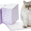 cat litter Amazon Basics | Amazon Basics Cat Pad Refills For Litter Box, Fresh Scent, Pack Of 40, Purple And White