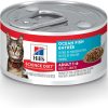 cat food wet Hill's Science Diet | Hill'S Science Diet Wet Cat Food, Adult, Minced Ocean Fish Recipe, 2.9 Oz. Cans, 24-Pack