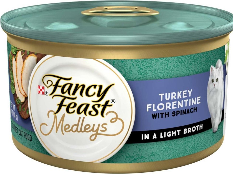 cat food PURINA Fancy Feast | Purina Fancy Feast Wet Cat Food Medleys - (24) 3 Oz. Cans