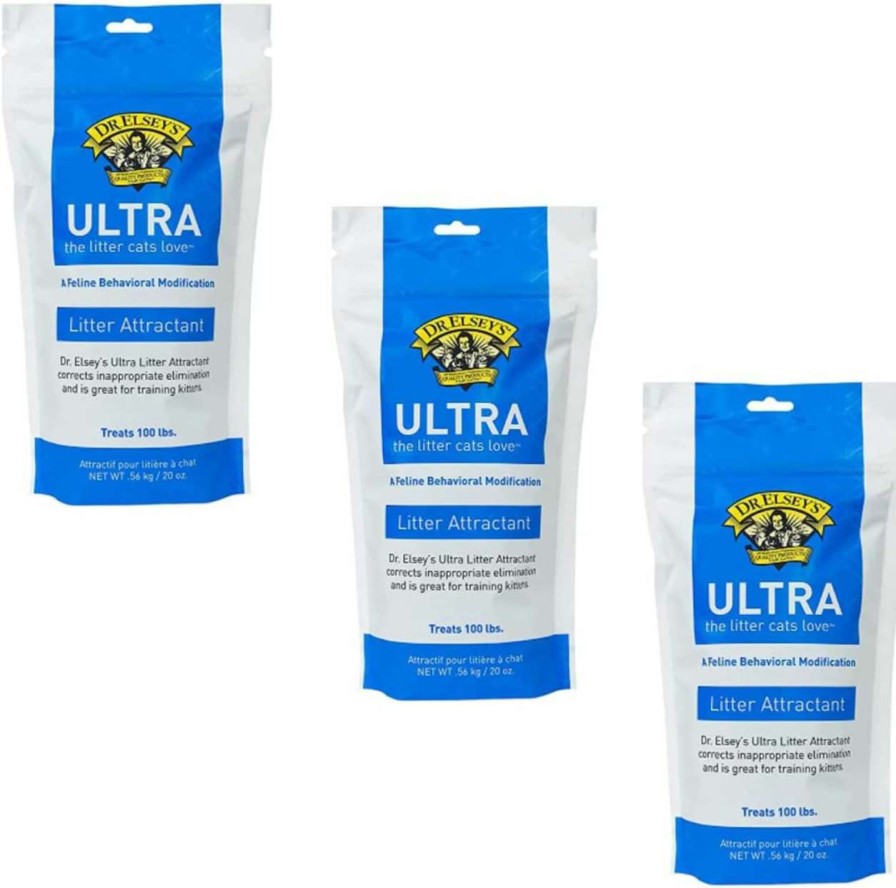 cat litter Dr. Elsey's | Dr. Elsey'S Precious Cat Ultra Litter Attractant (3 Pack - 20 Oz)