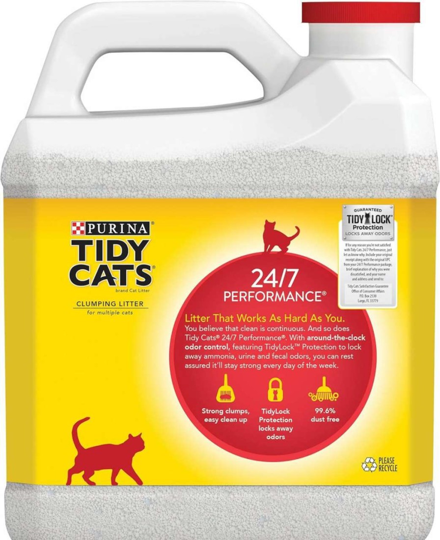 cat litter Tidy Cats | Tidy Cats 24/7 Performance Multi Cat Clumping Litter, 14 Lb