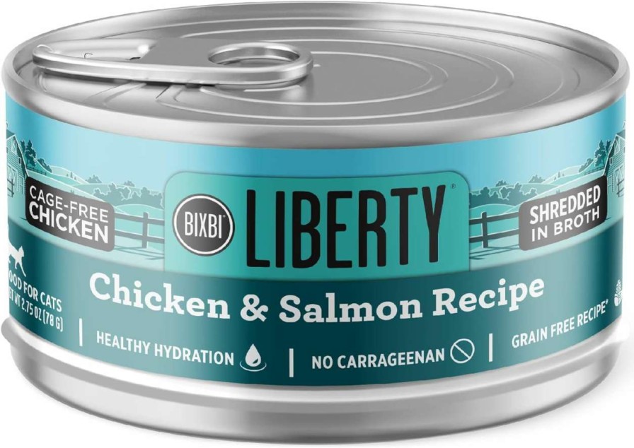 cat food wet BIXBI | Bixbi Liberty Canned Wet Cat Food - Grain Free, Tuna Pate Recipe, 2.75 Ounce (Pack Of 24)