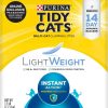 cat litter Purina Tidy Cats | Purina Tidy Cats Light Weight, Low Dust, Clumping Cat Litter, Lightweight Instant Action - 17 Lb. Box