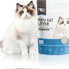 cat litter Generic | My Pet Tofu Cat Litter Clumping Flushable Unscented Odor Control Lightweight Hard Clumping Natural Dust-Free Pure Cat Litter (6 Lb/Bag) (6Lbx1Bag)